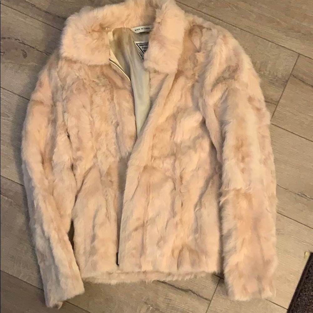 Genuine lamb fur coat
